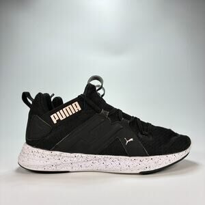 Puma Contempt Demi Black White Training Shoes Sneakers 378221-02 Womens Size 8.5